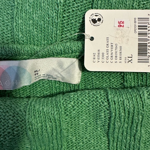 Free People NWT Green Cable Knit A-Line Dress XL - Picture 3 of 3